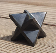Load image into Gallery viewer, Large (50mm) ONYX Natural Gemstone Merkaba Star (One)