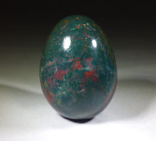 Load image into Gallery viewer, BLOODSTONE EGG Natural Stone Hand Carved Gemstone Egg