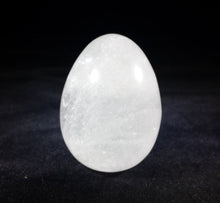 Load image into Gallery viewer, CLEAR QUARTZ EGG Natural Stone Hand Carved Gemstone Egg