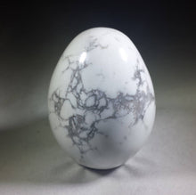 Load image into Gallery viewer, HOWLITE EGG Natural Stone Hand Carved Gemstone Egg