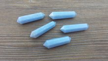 Load image into Gallery viewer, NATURAL ANGELITE Double Terminated Gemstone Crystal Pencil Point (One)