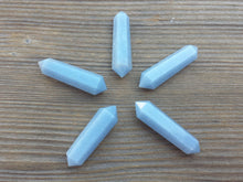 Load image into Gallery viewer, NATURAL ANGELITE Double Terminated Gemstone Crystal Pencil Point (One)