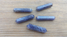 Load image into Gallery viewer, NATURAL IOLITE Double Terminated Gemstone Crystal Pencil Point (One)
