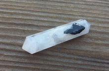 Load image into Gallery viewer, NATURAL RAINBOW MOONSTONE Double Terminated Gemstone Crystal Pencil Point (One)