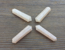 Load image into Gallery viewer, NATURAL MOONSTONE Double Terminated Gemstone Crystal Pencil Point (One)