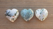 Load image into Gallery viewer, NATURAL TREE AGATE Gemstone Puffy Heart 40-45mm