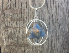 Load image into Gallery viewer, Natural SODALITE Merkaba Pendant Gemstone Merkaba Spinning Star Pendant