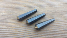 Load image into Gallery viewer, NATURAL BLACK TOURMALINE Double Terminated Gemstone Crystal Pencil Point (One)
