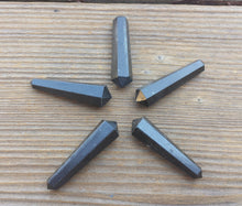 Load image into Gallery viewer, NATURAL BLACK TOURMALINE Double Terminated Gemstone Crystal Pencil Point (One)