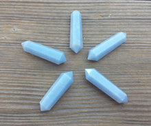 Load image into Gallery viewer, NATURAL ANGELITE Double Terminated Gemstone Crystal Pencil Point (One)