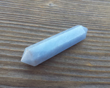 Load image into Gallery viewer, NATURAL ANGELITE Double Terminated Gemstone Crystal Pencil Point (One)