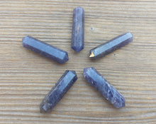 Load image into Gallery viewer, NATURAL IOLITE Double Terminated Gemstone Crystal Pencil Point (One)