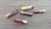 Load image into Gallery viewer, NATURAL MOOKAITE JASPER Double Terminated Gemstone Crystal Pencil Point (One)