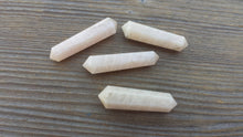 Load image into Gallery viewer, NATURAL MOONSTONE Double Terminated Gemstone Crystal Pencil Point (One)