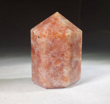 Load image into Gallery viewer, NATURAL SUNSTONE Carved Faceted Point Gemstone Crystal Point