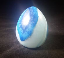 Load image into Gallery viewer, BLUE ONYX Natural Stone Hand Carved Gemstone Egg