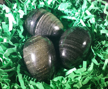 Load image into Gallery viewer, GOLDEN OBSIDIAN Natural Stone Hand Carved Gemstone Egg