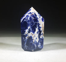 Load image into Gallery viewer, NATURAL SODALITE Carved Faceted Point Gemstone Crystal Point