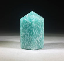 Load image into Gallery viewer, NATURAL AMAZONITE Carved Faceted Point Gemstone Crystal Point