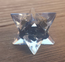 Load image into Gallery viewer, ORGONE BLACK TOURMALINE Gemstone Merkaba Star Orgone