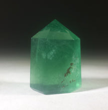 Load image into Gallery viewer, NATURAL GREEN FLUORITE Carved Faceted Point Gemstone Crystal Point