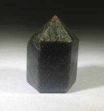 Load image into Gallery viewer, NATURAL GOLD OBSIDIAN Carved Faceted Point Gemstone Crystal Point