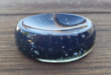 Load image into Gallery viewer, ORGONE BLACK TOURMALINE Gemstone Sphere Stand And Worry Stone