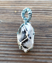 Load image into Gallery viewer, RAINBOW MOONSTONE Netted (Macrame) Tumbled Stone Pendant Stone Natural Gemstone