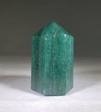 Load image into Gallery viewer, NATURAL JADE Stone Carved Faceted Point Gemstone Crystal Point