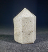 Load image into Gallery viewer, NATURAL SCOLECITE Stone Carved Faceted Point Gemstone Crystal Point