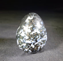Load image into Gallery viewer, INDIGO GABBRO EGG Natural Stone Hand Carved Gemstone Egg