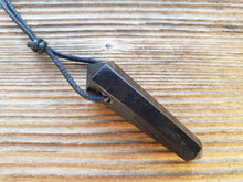 Load image into Gallery viewer, ONYX Crystal Point Pendant With Adjustable Cord Stone Natural Gemstone