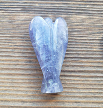 Load image into Gallery viewer, 2" IOLITE ANGEL Natural Handcarved Stone Gemstone