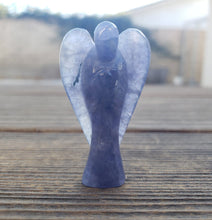 Load image into Gallery viewer, 2" IOLITE ANGEL Natural Handcarved Stone Gemstone