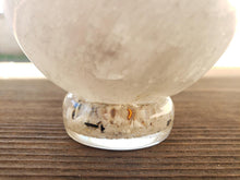 Load image into Gallery viewer, ORGONE RAINBOW MOONSTONE Gemstone Sphere Stand And Worry Stone