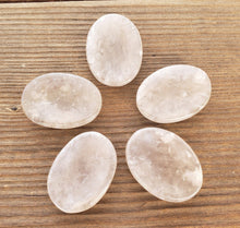 Load image into Gallery viewer, SMOKEY QUARTZ Worry Stone Natural Stone Hand Carved Gemstone Worry Stone