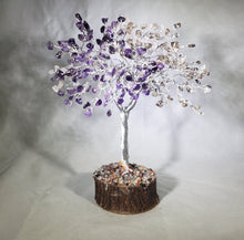 Load image into Gallery viewer, Natural CALM Gemstone Chip Tree With 300 Stones Crystal Tree Of Life