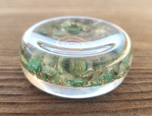 Load image into Gallery viewer, ORGONE JADE Gemstone Sphere Stand And Worry Stone