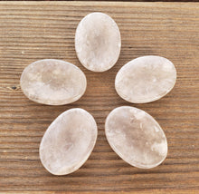 Load image into Gallery viewer, SMOKEY QUARTZ Worry Stone Natural Stone Hand Carved Gemstone Worry Stone