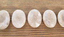 Load image into Gallery viewer, SMOKEY QUARTZ Worry Stone Natural Stone Hand Carved Gemstone Worry Stone