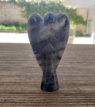 Load image into Gallery viewer, 3" BLUE AVENTURINE ANGEL Natural Handcarved Stone Gemstone