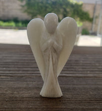 Load image into Gallery viewer, 3" CHRYSOBERYL ANGEL Natural Handcarved Stone Gemstone