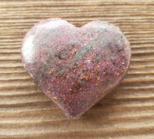 Load image into Gallery viewer, NATURAL RUBY In KYANITE Gemstone Puffy Heart 30-35mm