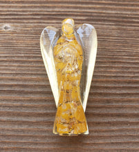 Load image into Gallery viewer, 2 INCH YELLOW JASPER Orgone Gemstone Angel