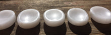 Load image into Gallery viewer, WHITE AGATE Worry Stone Natural Stone Hand Carved Gemstone Worry Stone