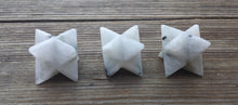 Load image into Gallery viewer, GEMSTONE MERKABA STAR Natural Rainbow Moonstone (One)