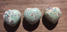 Load image into Gallery viewer, NATURAL RUBY In FUCHSITE Gemstone Puffy Heart 40-45mm