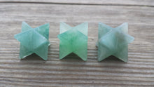 Load image into Gallery viewer, GEMSTONE MERKABA STAR Natural Green Aventurine (One)