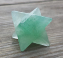 Load image into Gallery viewer, GEMSTONE MERKABA STAR Natural Green Aventurine (One)