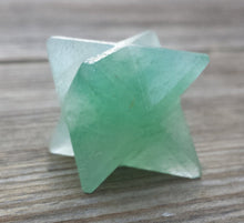 Load image into Gallery viewer, GEMSTONE MERKABA STAR Natural Green Aventurine (One)